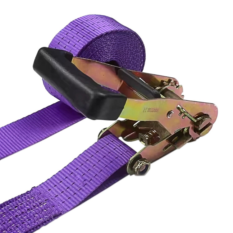 38mm 3t Mor Parmak Kauçuk Saplı Tel Kancalı Cırcır Kayışı