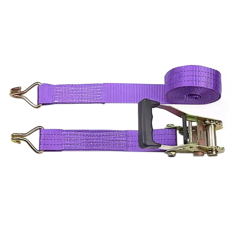 38mm 3t Mor Parmak Kauçuk Saplı Tel Kancalı Cırcır Kayışı