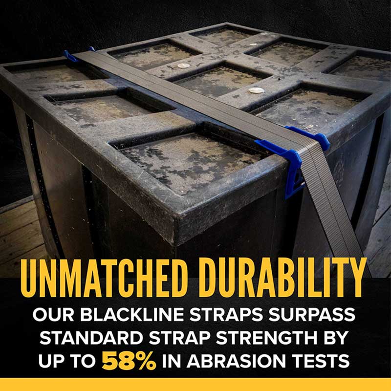 Blackline 2' X 30' Zincir Uzatmalı Ağır Sanayi Cırcırlı Kayış