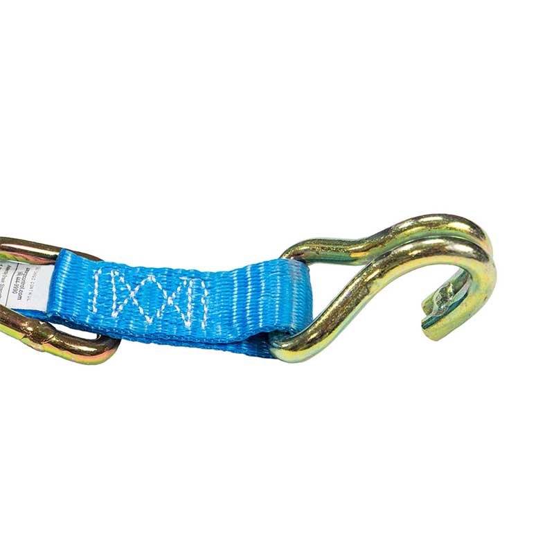 Özelleştirilmiş Logo 1'' X 15' J-Hook ve D-Ringli Cırcır Kayışı