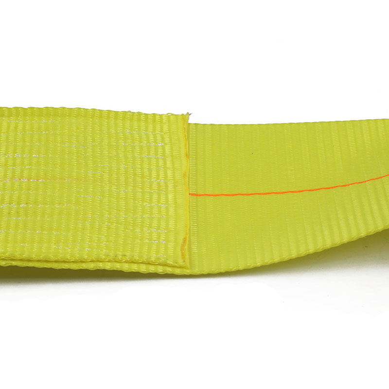 Düz Yataklı Römorklar için 4 inç Polyester Kargo Bağlama Kayışları