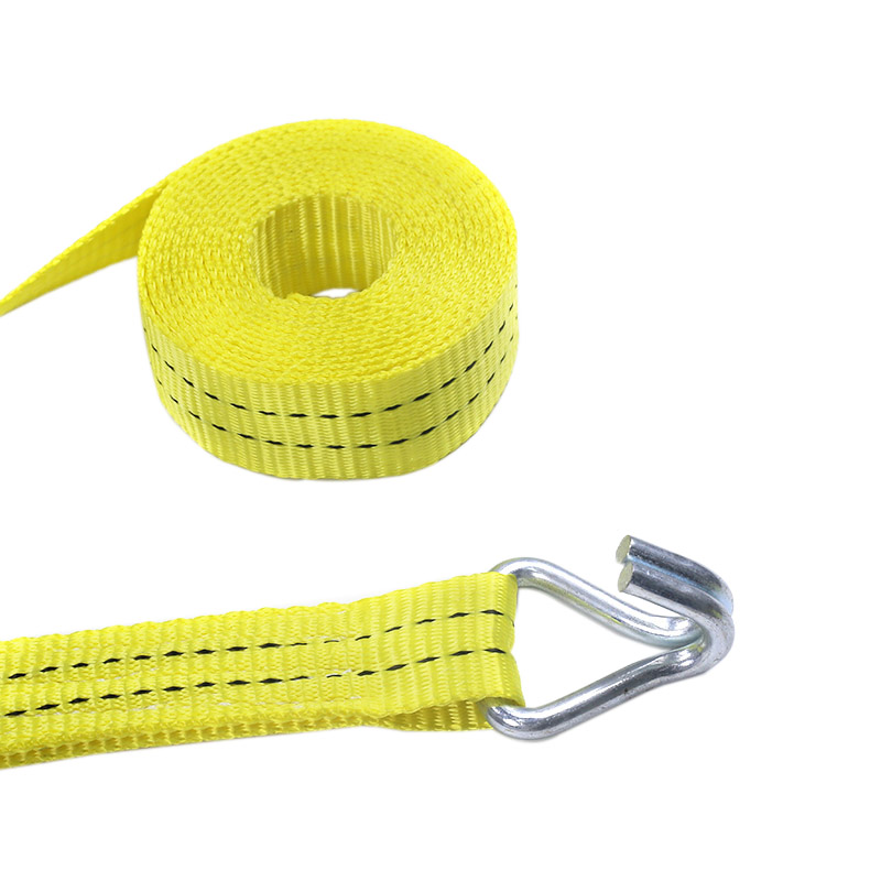 Kargo Taşımacılığı için 35mm 2t Kauçuk Kaplamalı Saplı Cırcır Kayışları
