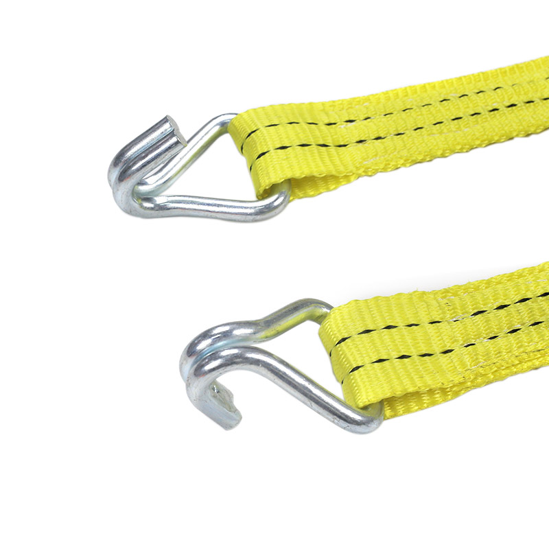 Kargo Taşımacılığı için 35mm 2t Kauçuk Kaplamalı Saplı Cırcır Kayışları