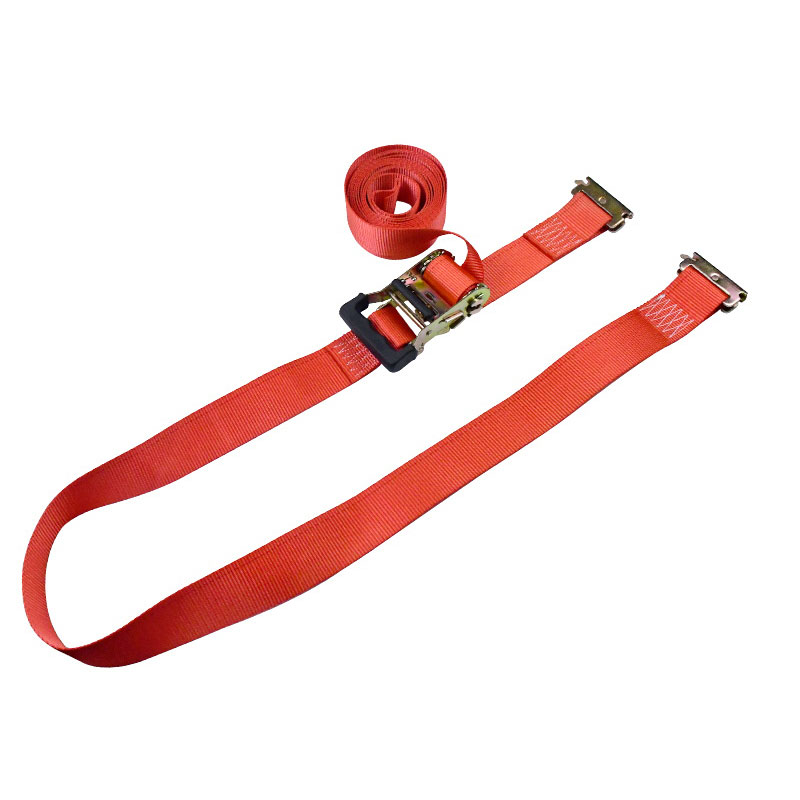 2'' X 12' Kırmızı Parmak İzi Cırcır E-Track Bağlamalı Cırcır Kayışı